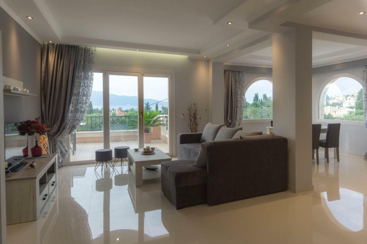 Sunshine Home 3 With Sea View Alepou Exterior foto