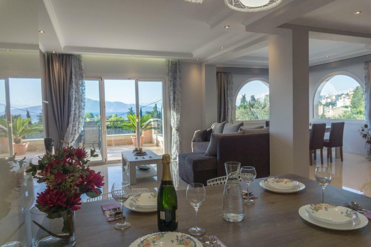Sunshine Home 3 With Sea View Alepou Exterior foto